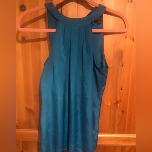 Banana Republic dressy halter top with tie back neck bow. Size Petite Small.